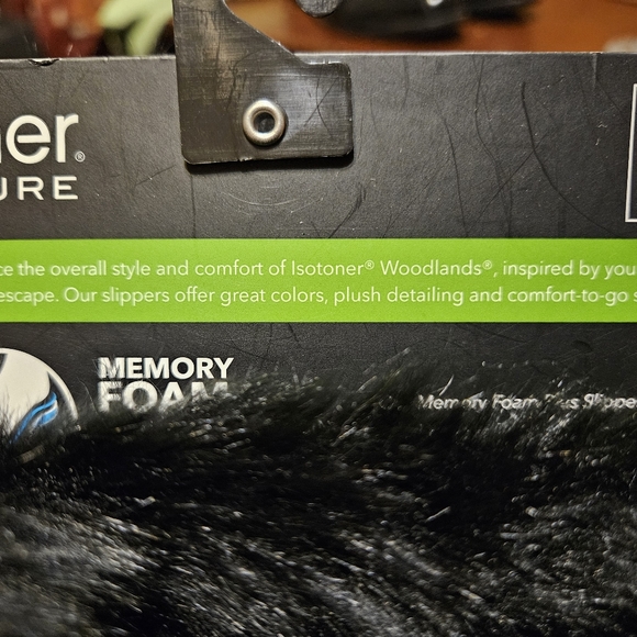 Isotoner Signature Woodlands Memory Foam Indoor/Outdoor booties with Aztec print - Picture 7 of 11